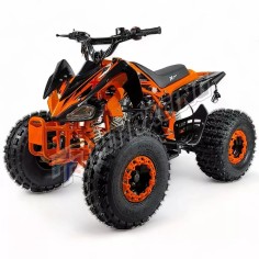 QUAD KRAFTMULLER CARBONE 125 CC 8" + MARCHE ARRIÈRE ORANGE 2025